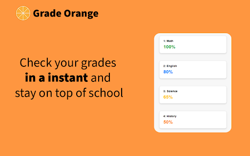Grade Orange  from Chrome web store to be run with OffiDocs Chromium online