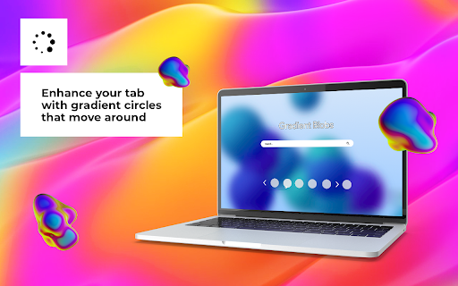 Gradient Blobs  from Chrome web store to be run with OffiDocs Chromium online