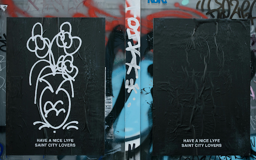 Graffiti on a Wall  from Chrome web store to be run with OffiDocs Chromium online