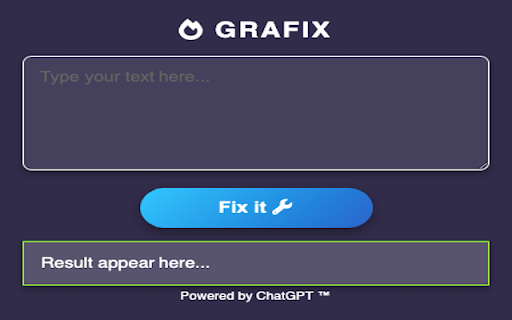 Grafix  from Chrome web store to be run with OffiDocs Chromium online