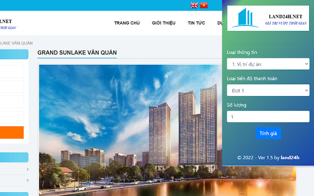 Grand Sunlake Van Quan Apartment  from Chrome web store to be run with OffiDocs Chromium online