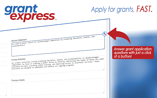 Grant Express from Chrome web store to be run with OffiDocs Chromium online Grant Express from Chrome web store to be run with OffiDocs Chromium online