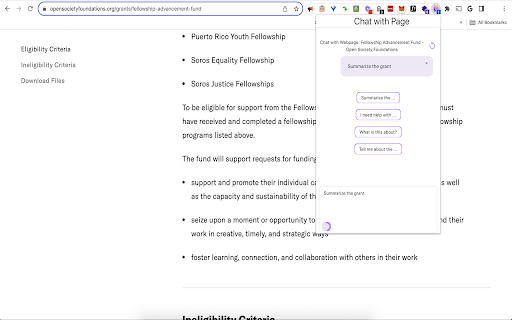 GrantWrite  from Chrome web store to be run with OffiDocs Chromium online