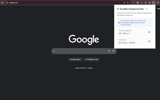 GraphQL Playground Fixer from Chrome web store to be run with OffiDocs Chromium online GraphQL Playground Fixer from Chrome web store to be run with OffiDocs Chromium online