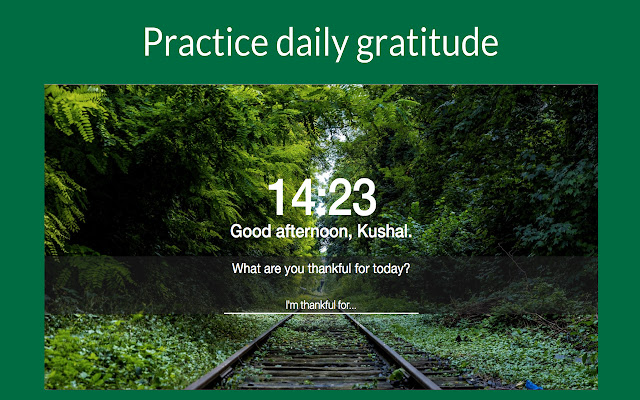 Gratitude Flow: Happiness Dashboard  from Chrome web store to be run with OffiDocs Chromium online