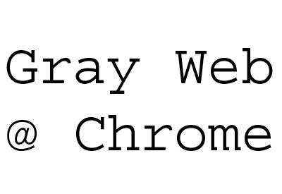 GrayWeb  from Chrome web store to be run with OffiDocs Chromium online