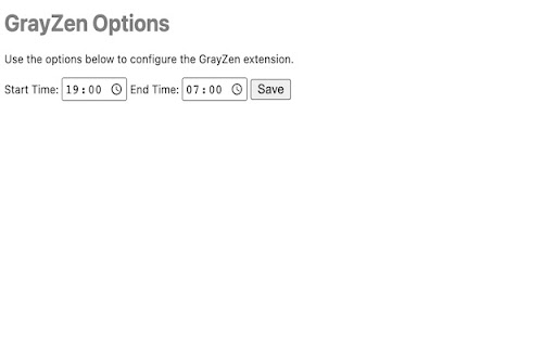 GrayZen  from Chrome web store to be run with OffiDocs Chromium online