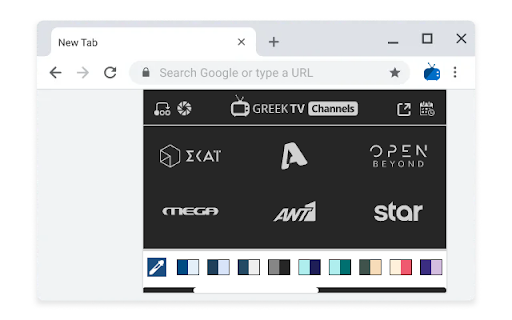 Greek TV Channels  from Chrome web store to be run with OffiDocs Chromium online