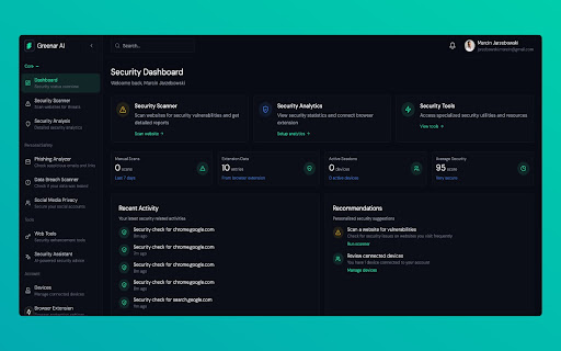 Greenar AI Web Security  from Chrome web store to be run with OffiDocs Chromium online