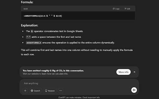 GreenChat  from Chrome web store to be run with OffiDocs Chromium online