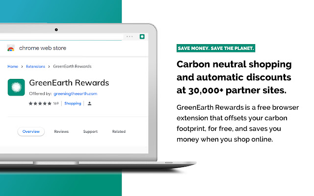 GreenEarth Rewards  from Chrome web store to be run with OffiDocs Chromium online