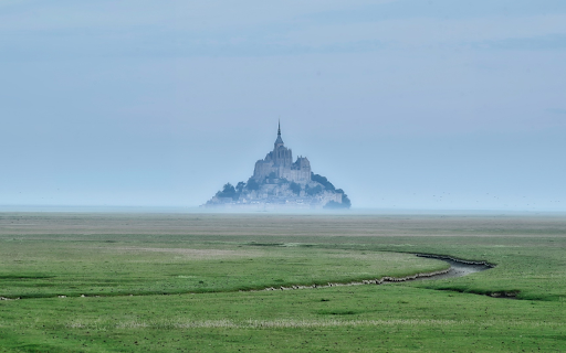 Green grass fields and church  from Chrome web store to be run with OffiDocs Chromium online