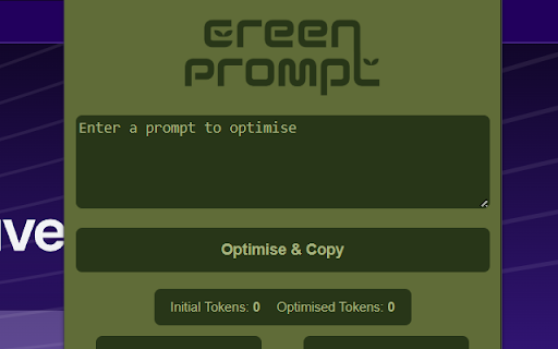 GreenPrompt  from Chrome web store to be run with OffiDocs Chromium online