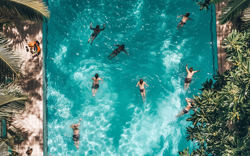 Green swimming pool  from Chrome web store to be run with OffiDocs Chromium online