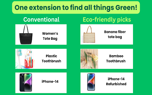 GreenSwitch Eco Friendly Shopping Assistant  from Chrome web store to be run with OffiDocs Chromium online
