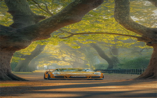 Green tree road wallpaper  from Chrome web store to be run with OffiDocs Chromium online