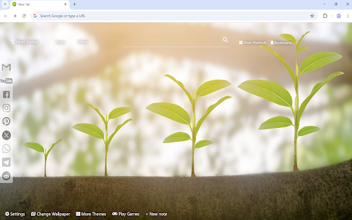 Green Wallpaper  from Chrome web store to be run with OffiDocs Chromium online