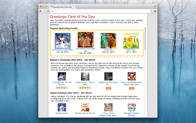 Greetings Card of the Day  from Chrome web store to be run with OffiDocs Chromium online