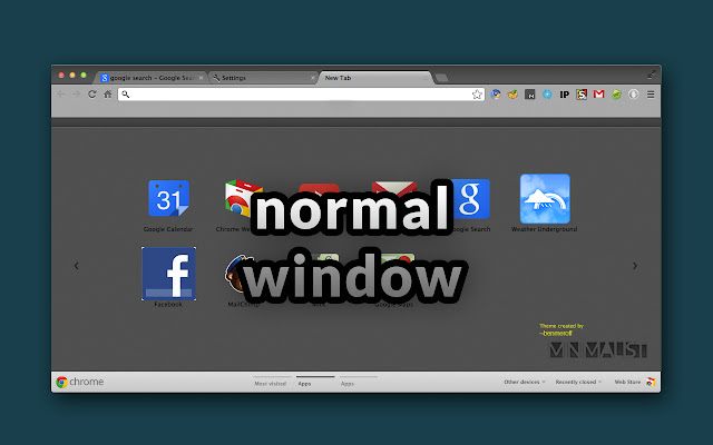 Grey Minimalist  from Chrome web store to be run with OffiDocs Chromium online