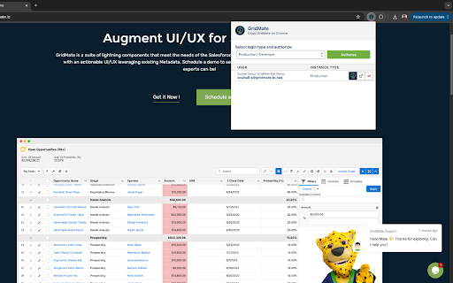 GridMate Chrome Extension  from Chrome web store to be run with OffiDocs Chromium online