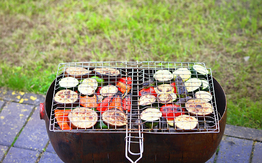 Grilled fruit and vegetables sandwich  from Chrome web store to be run with OffiDocs Chromium online