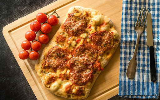 Grilled pizza  from Chrome web store to be run with OffiDocs Chromium online