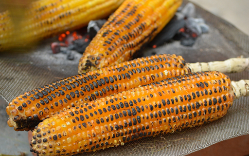 Grilled yellow corn  from Chrome web store to be run with OffiDocs Chromium online