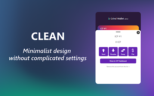 Grind Wallet  from Chrome web store to be run with OffiDocs Chromium online