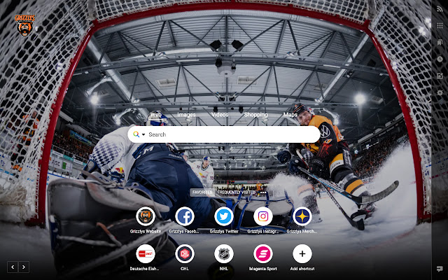 Grizzlys Wolfsburg  from Chrome web store to be run with OffiDocs Chromium online