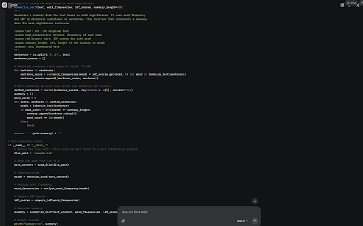 Grok Fullscreen Chat  from Chrome web store to be run with OffiDocs Chromium online