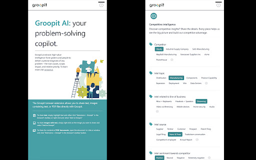 Groopit  from Chrome web store to be run with OffiDocs Chromium online