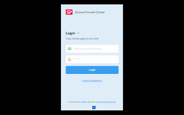 Groove Funnel Cloner  from Chrome web store to be run with OffiDocs Chromium online