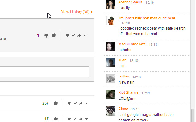 Grooveshark Chat Timestamper  from Chrome web store to be run with OffiDocs Chromium online