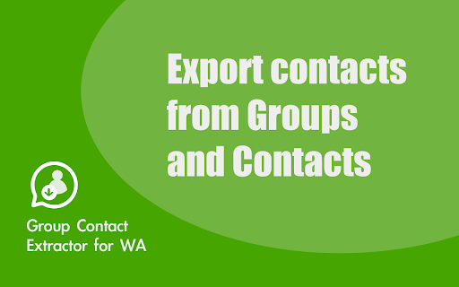 Group Contact Extractor for WA  from Chrome web store to be run with OffiDocs Chromium online