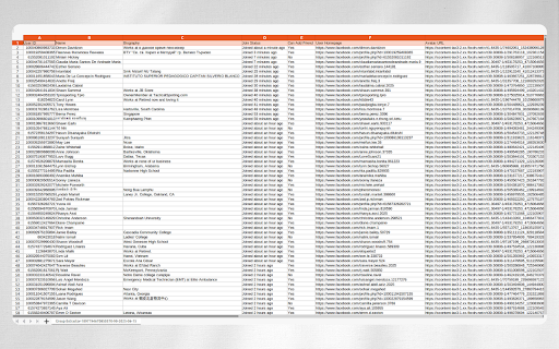 Group Extractor for Facebook™  from Chrome web store to be run with OffiDocs Chromium online