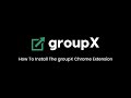 Group X  from Chrome web store to be run with OffiDocs Chromium online