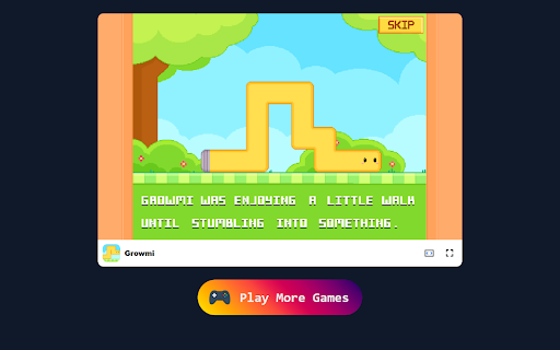 Growmi Game Navigate Puzzles and Watch Your Character Grow!  from Chrome web store to be run with OffiDocs Chromium online