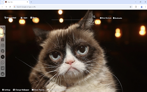 Grumpy Cat Wallpaper  from Chrome web store to be run with OffiDocs Chromium online