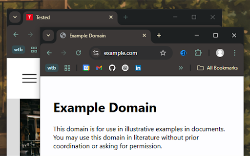 gruvbox theme  from Chrome web store to be run with OffiDocs Chromium online