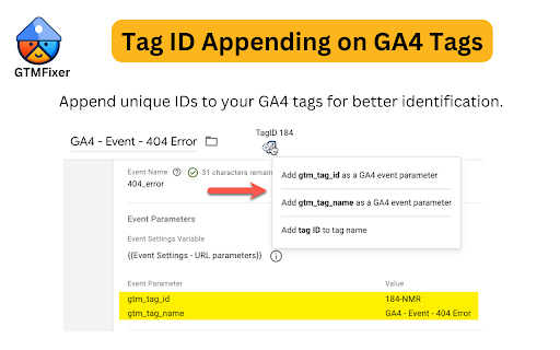 GTMFixer Google Tag Manager Enhancements  from Chrome web store to be run with OffiDocs Chromium online
