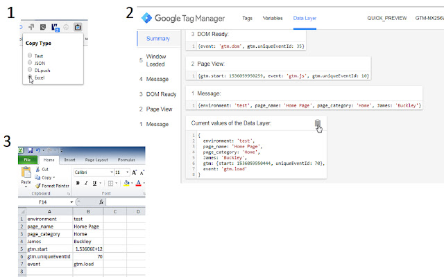 GTM Preview Copy Tool  from Chrome web store to be run with OffiDocs Chromium online