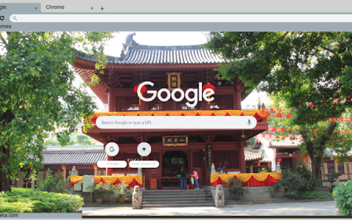 Guangxiao Temple  from Chrome web store to be run with OffiDocs Chromium online