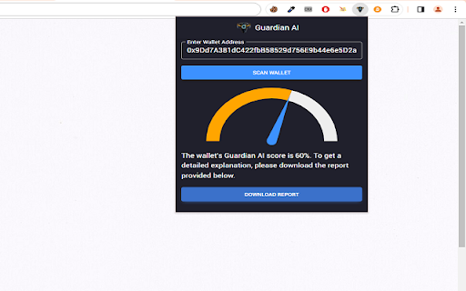 Guardian AI  from Chrome web store to be run with OffiDocs Chromium online