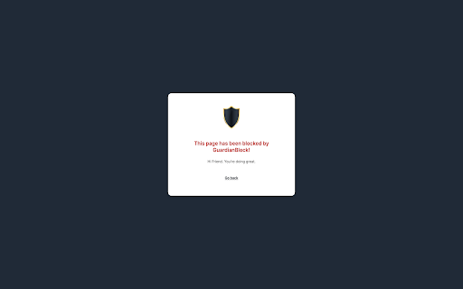 GuardianBlock  from Chrome web store to be run with OffiDocs Chromium online