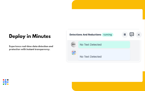 GuardlyData: AI Data Security  from Chrome web store to be run with OffiDocs Chromium online