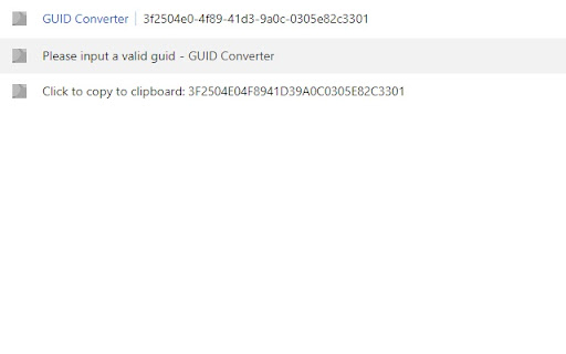GUID Converter from Chrome web store to be run with OffiDocs Chromium online GUID Converter from Chrome web store to be run with OffiDocs Chromium online