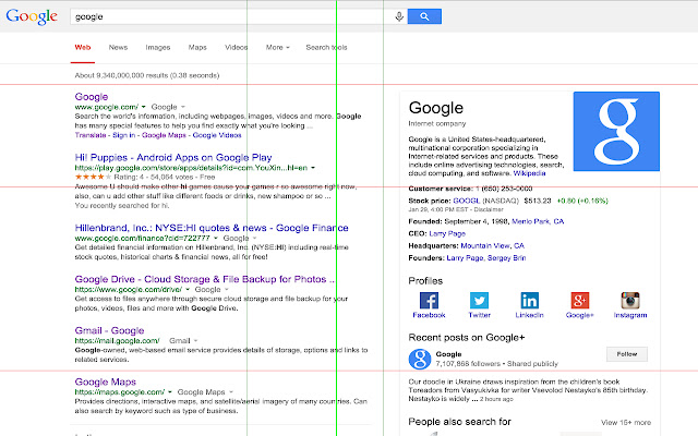 Guided Lines for awesome web developers  from Chrome web store to be run with OffiDocs Chromium online