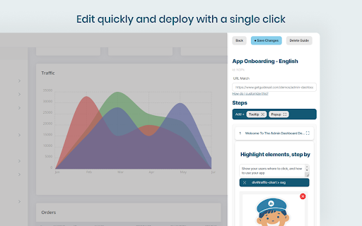 GuideSail Builder  from Chrome web store to be run with OffiDocs Chromium online