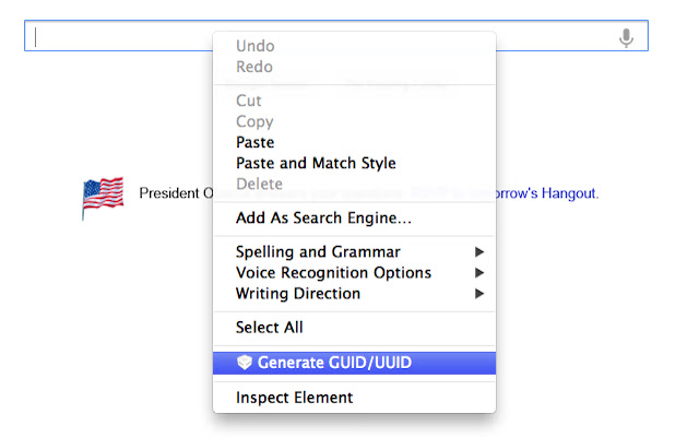 GUID Injector  from Chrome web store to be run with OffiDocs Chromium online