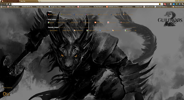 Guild Wars 2 Charr Warrior  from Chrome web store to be run with OffiDocs Chromium online